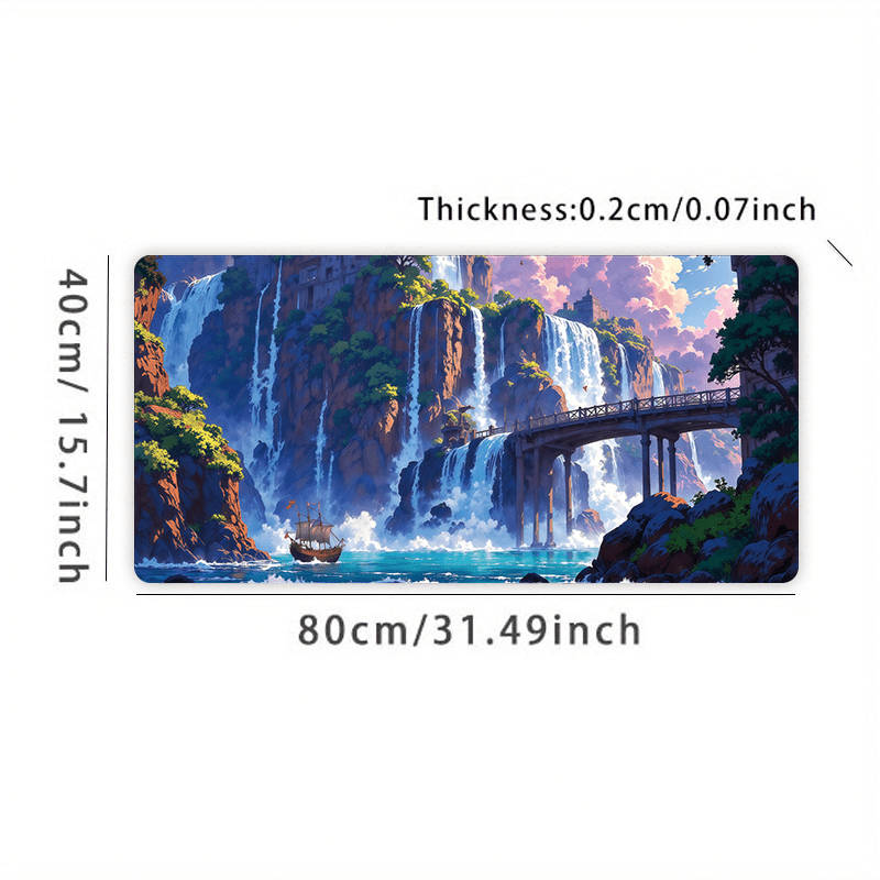 Mouse Pad Size 31.4X15.7Inch
