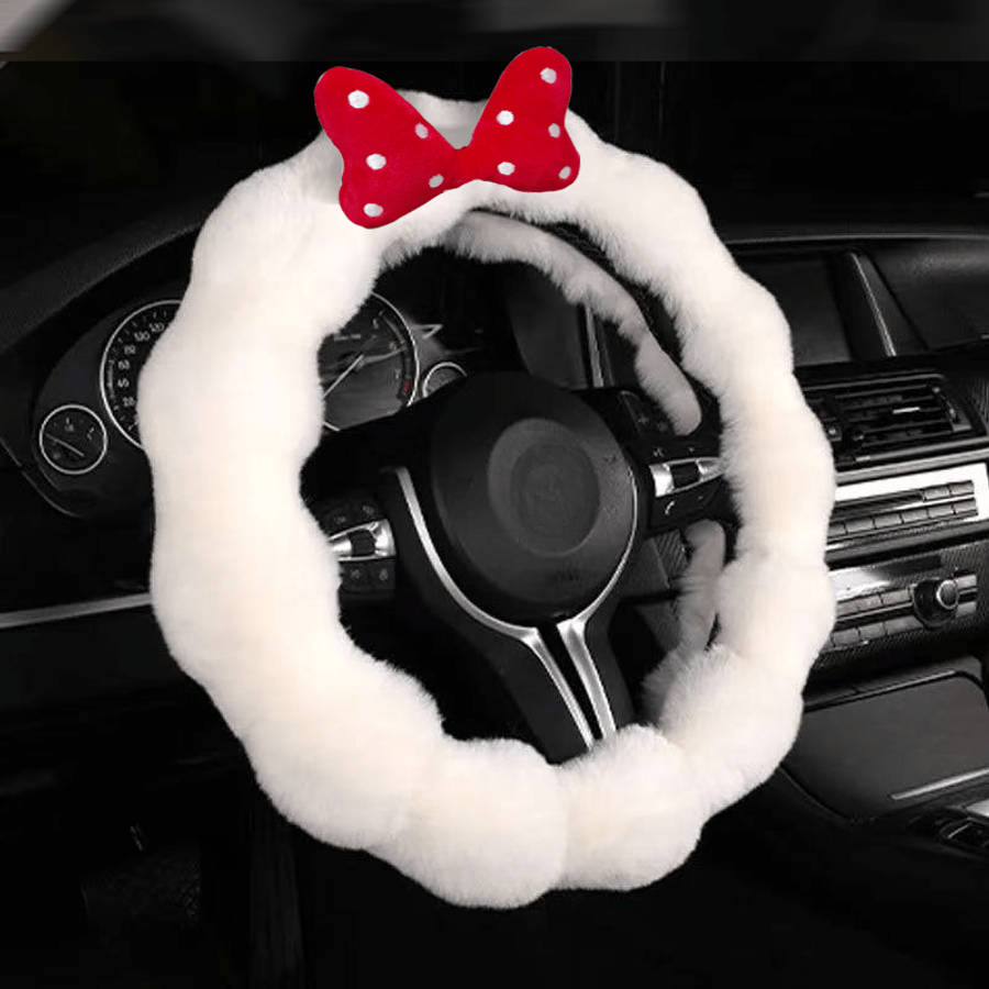 Car Steering Wheel Cover Red Size 38Cm/14.96In