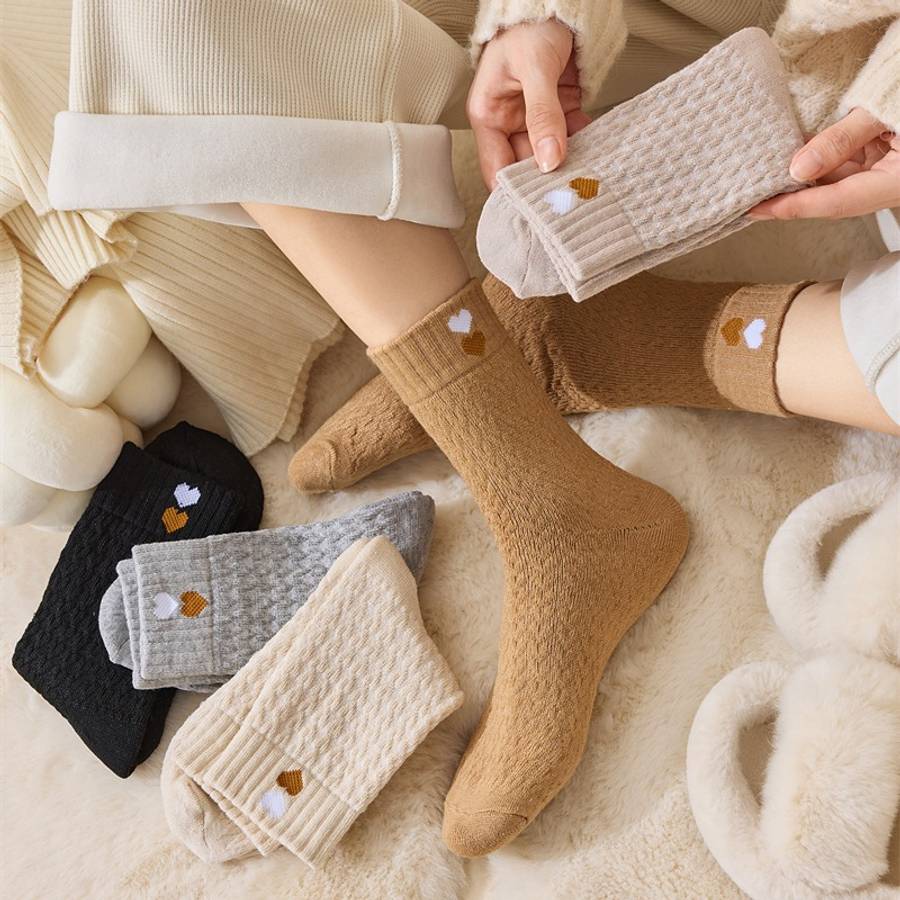 Women S Socks Color Mixed Color 5 Pairs Size Onesize
