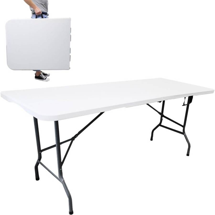 Folding Table 6ft Heavy Duty Indoor Outdoor Garden Catering Foldable Tables