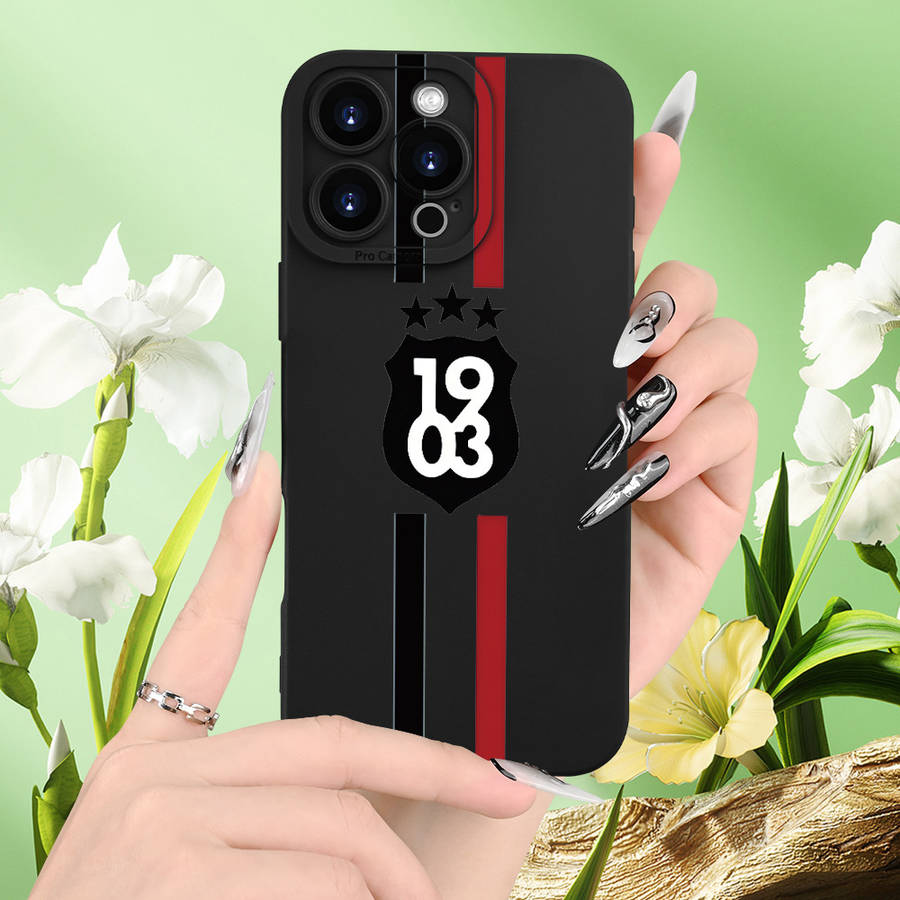 1Pc Black For iPhone 7 Popular Striped 1903 Phone Case
