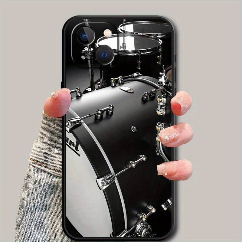 1Pc Mixed Color For iPhone 12 Musical Instrument Drum Phone Case