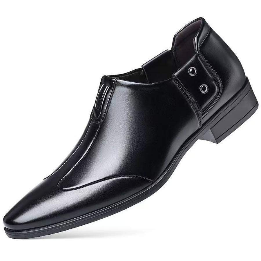 Mens Leather Shoes Color Black Sizeuk 7