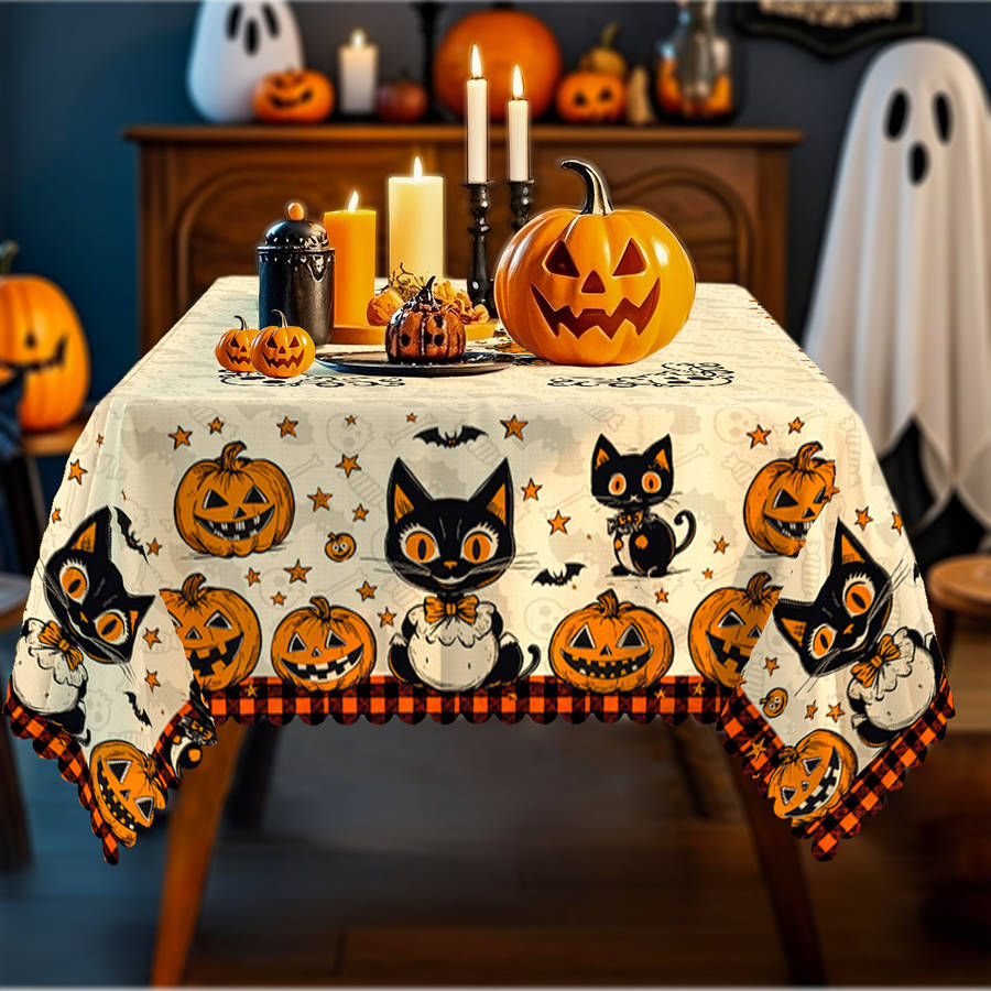 Halloween tablecloth decoration size Round 152.4152.4cm
