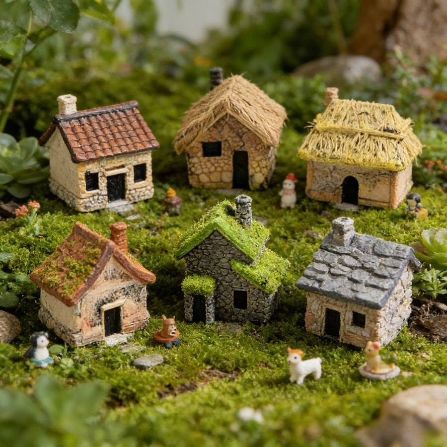 House Model Color 5 Pieces  Randomly