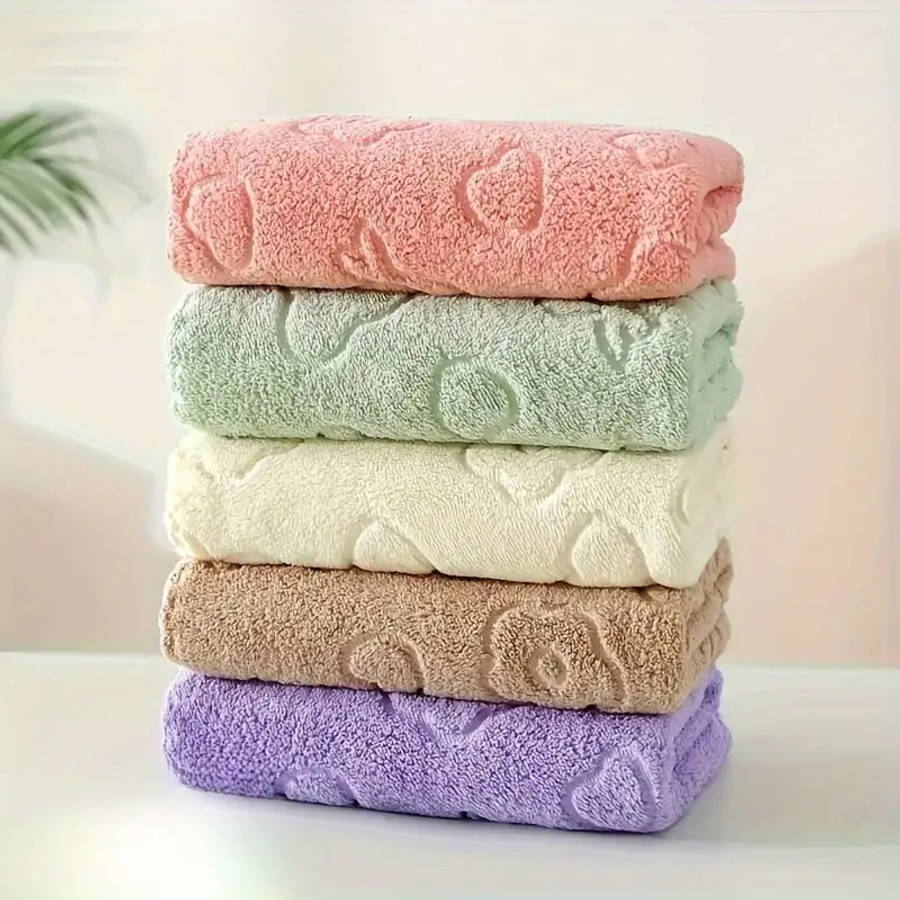 Towel Color Random 5 Pieces Sizescouring Pad