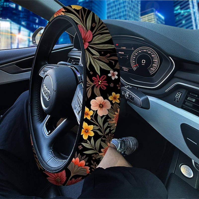 Car Steering Wheel Cover 38X38 Style Digital Printing