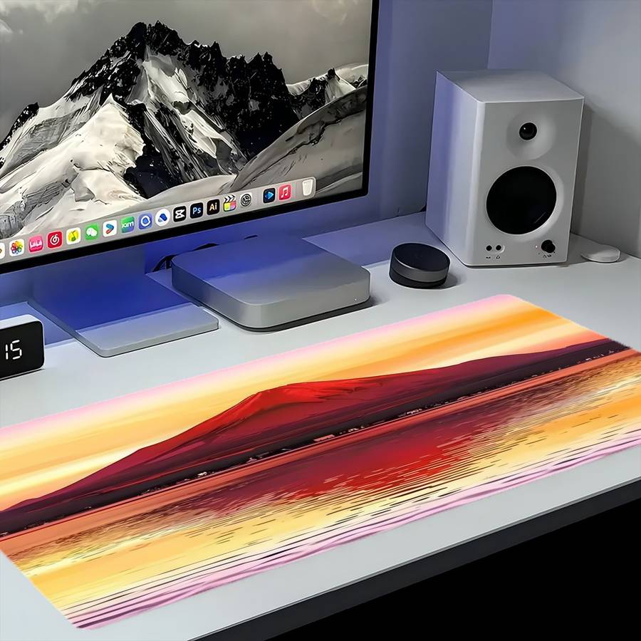 Mouse Pad Color White Size 15.7X35.4Inch