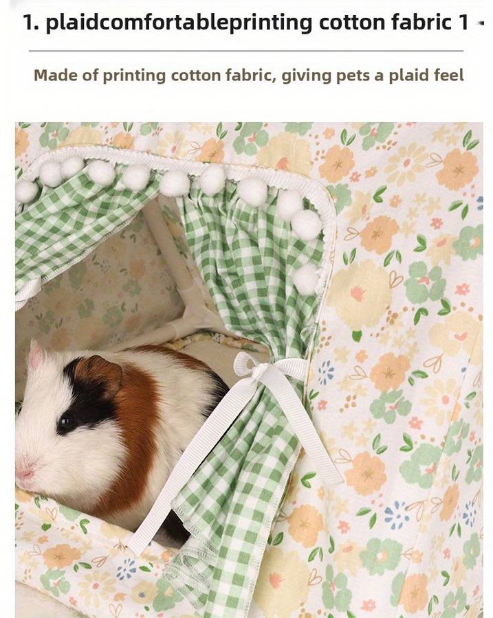Pet supplies color Yellow And Green Floral size Large