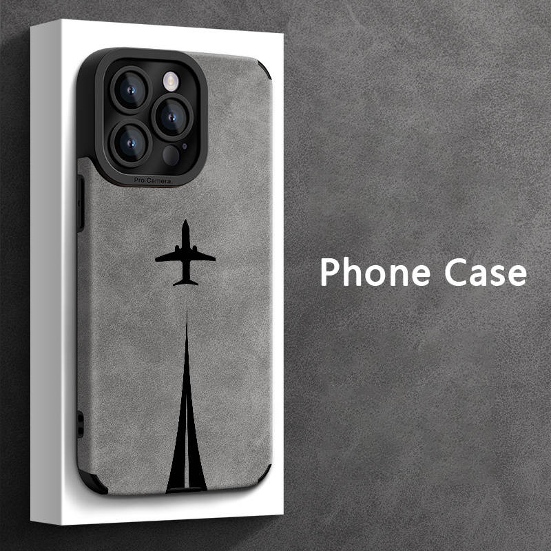 1Pc Mixed Color  For iPhone 7 Airplane Trajectory Pattern Phone Case