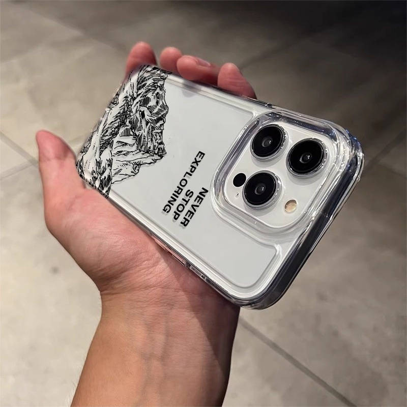 1Pc Transparent For iPhone 7 Plus 8 Plus Phone Case Phone Cover