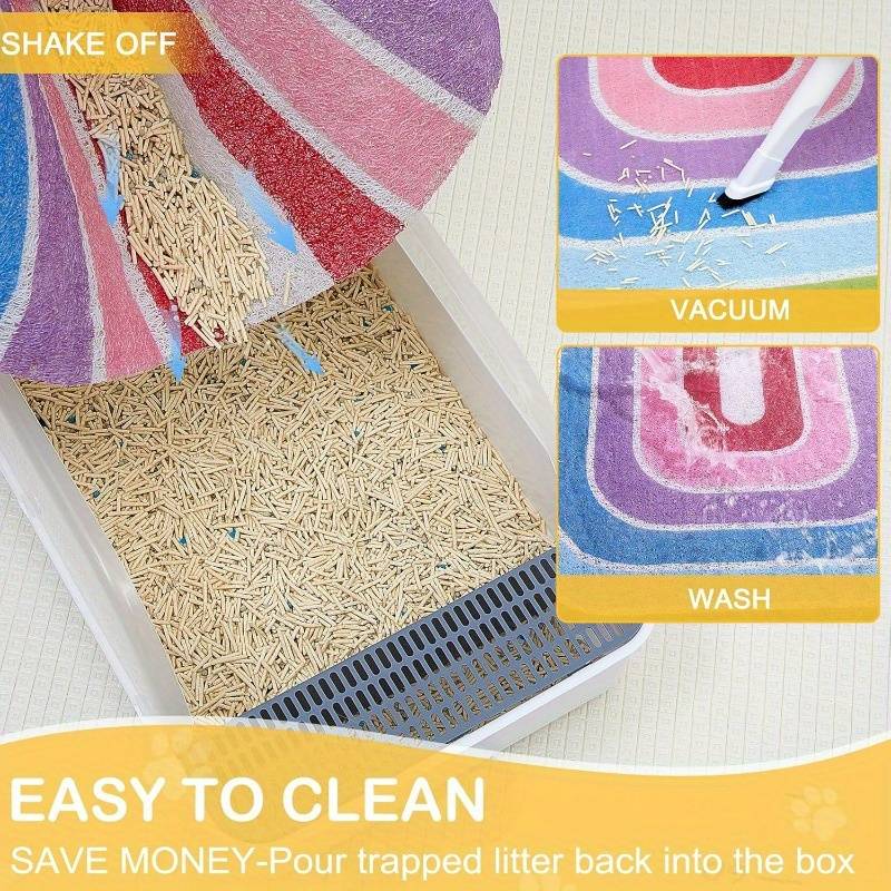 Pet supplies color Rainbow size 80x50cm