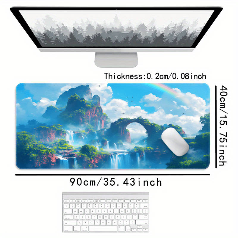 Mouse Pad Size 31.50X15.75Inches