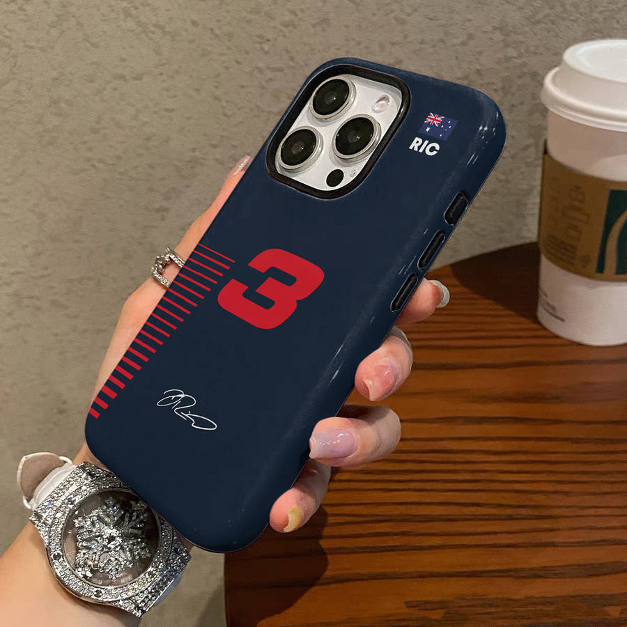 1Pc Mixed Color For iPhone 16 Plus Daniel Ricciardo F1 NO 3 Phone Case