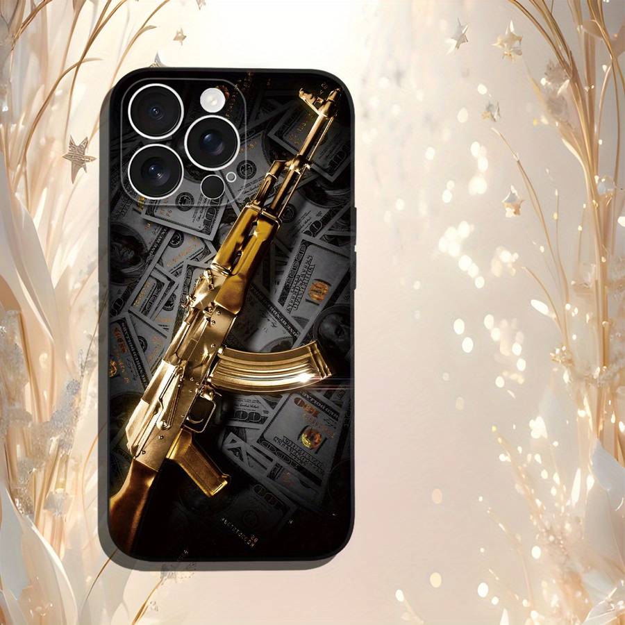 1Pc Black For iPhone 11 Beautifully Designed Phone Case