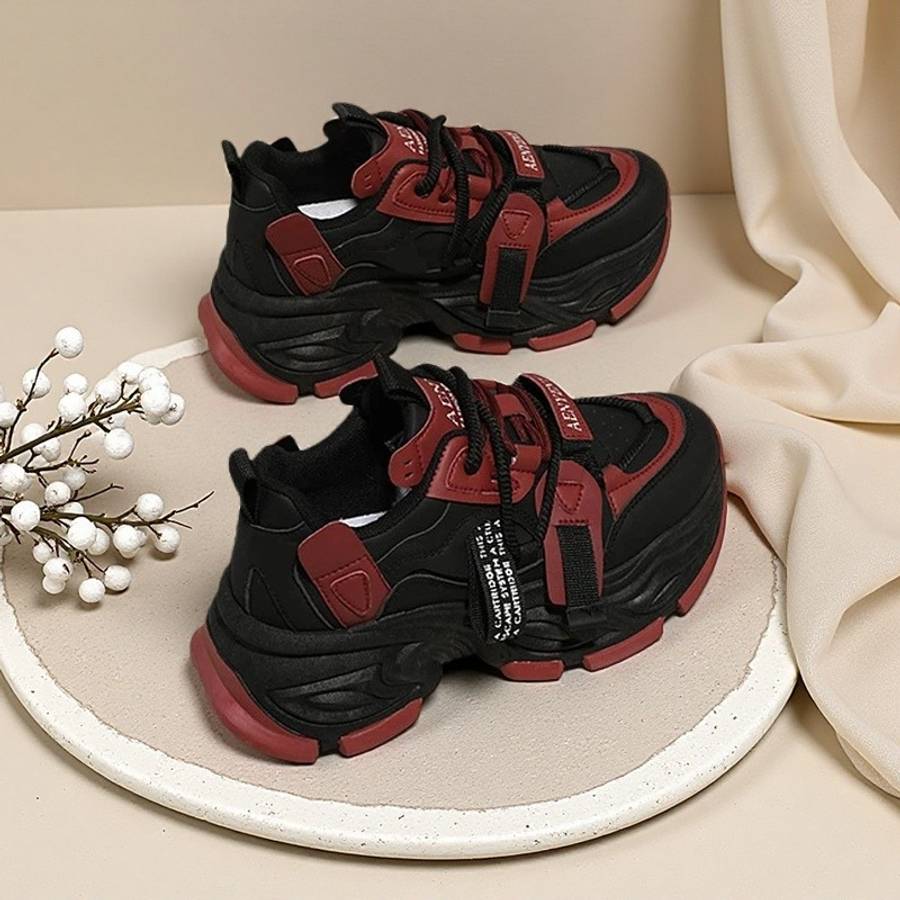 Women S Sneakers Color Red Sizeuk 5