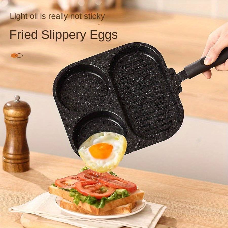 Elite Non Stick Cast Iron Breakfast Pan Catering