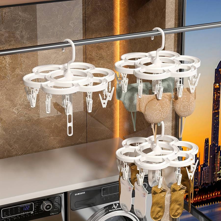 Clothes Rack Milk White Quantity 2Pcs