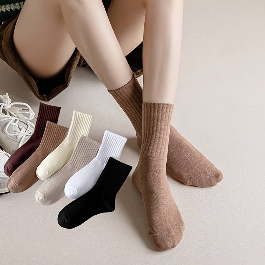 Women S Socks Color Randomcolor5Pairs Size Onesize