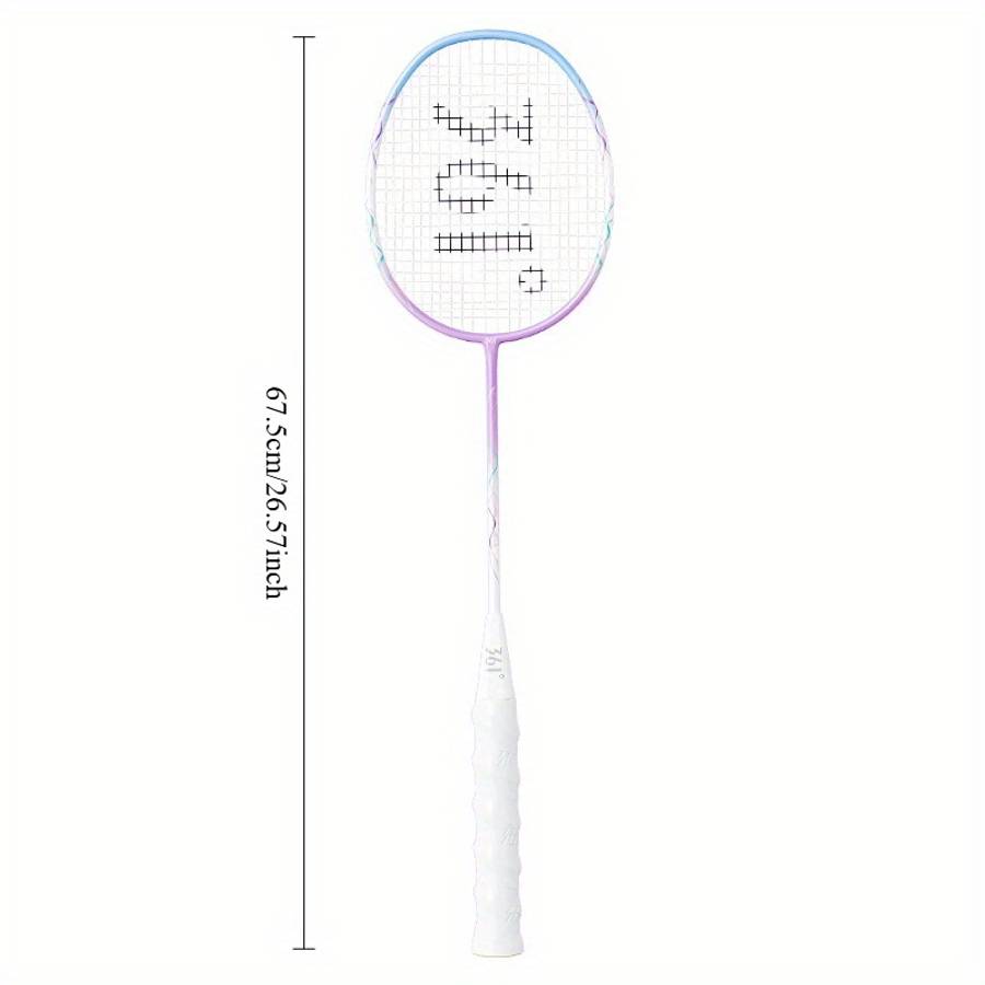 Badminton Racket Color 775 Blue Purple  Pink Green  Free 6Piece Set
