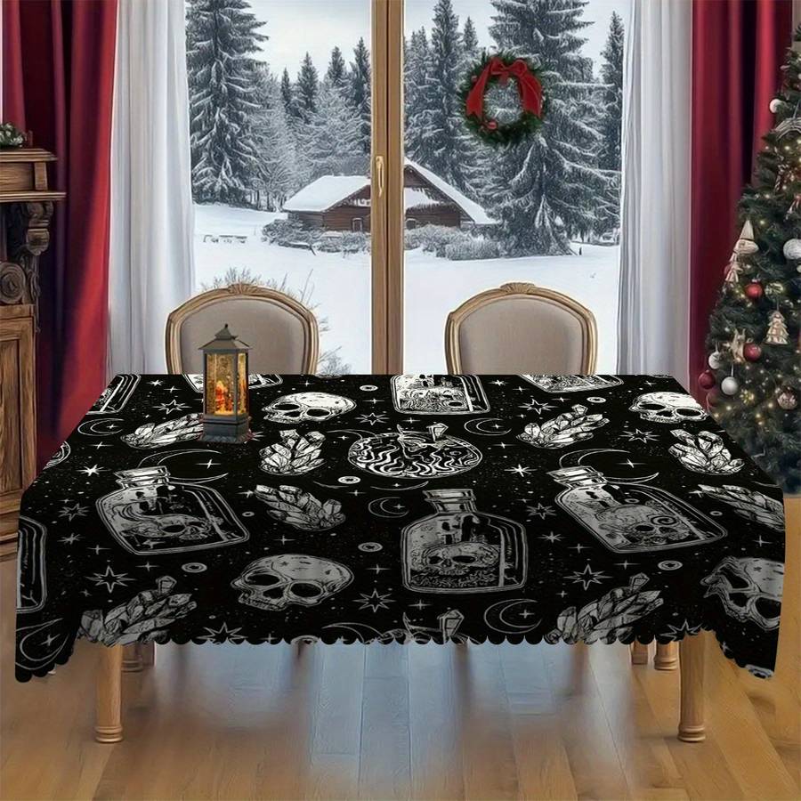 Halloween tablecloth decoration size  152cm x 220cm or rectangular