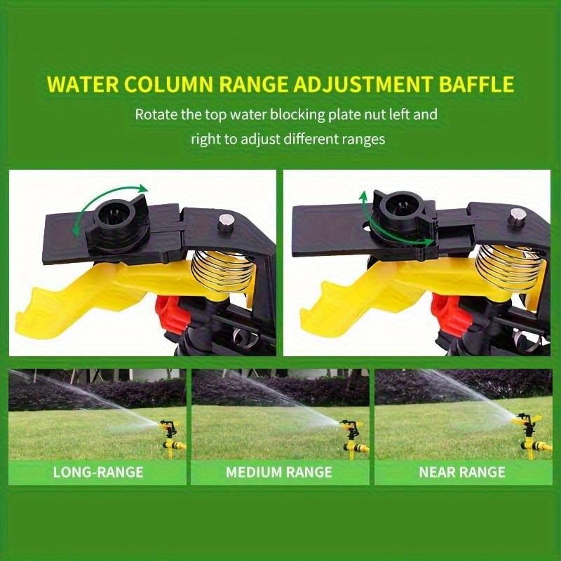 1Pc Adjustable Yard Sprinkler With Swing Arm Atomizing Nozzle