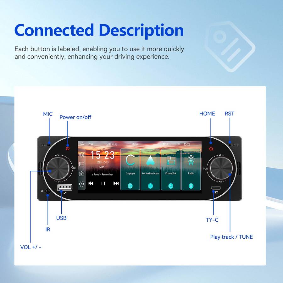Car Audio  Entertainment System Items No Camera