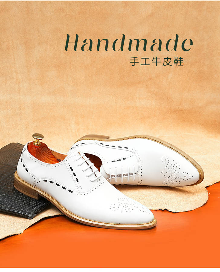 Mens Leather Shoes Color White Sizeuk 8