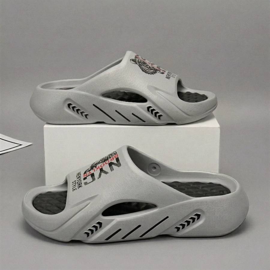 Sandals Color Ht Gray Black Size Uk 7.5 8