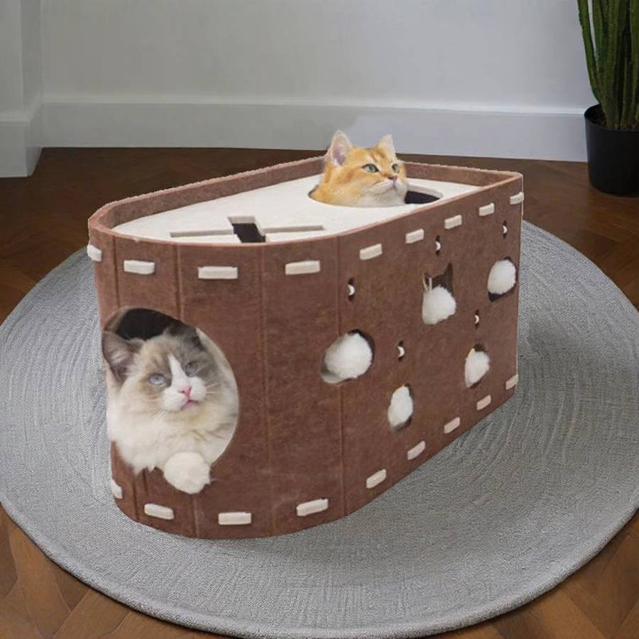 Pet supplies color Beige Color size Hole Nest