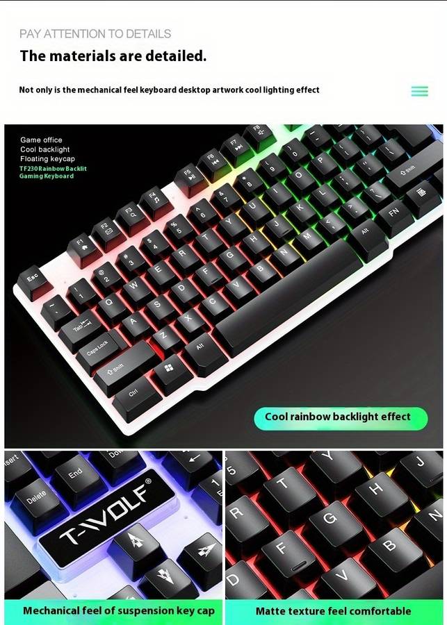 keyboard color Black