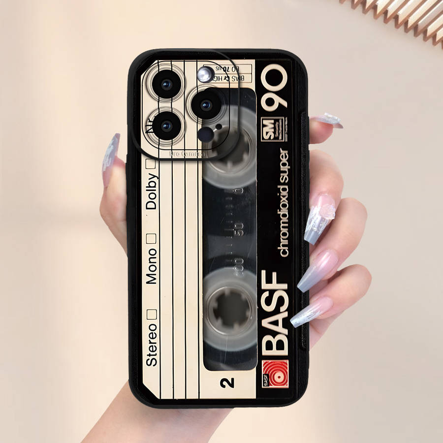 1Pc Black For iPhone 7 8 Phone Case Phone Cover