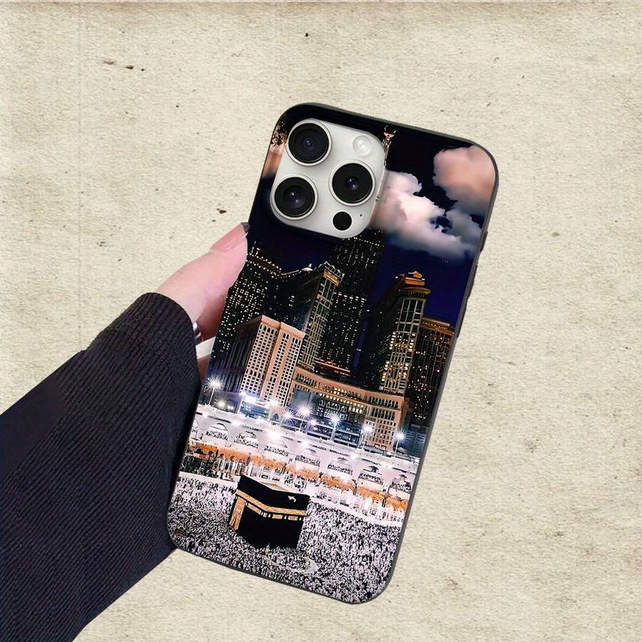 1Pc Black For iPhone 13 Mini Stylish Design Phone Case