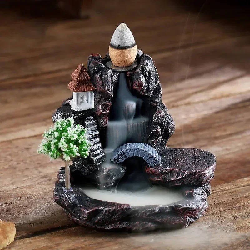 Incense Burner Color  Waterfall A
