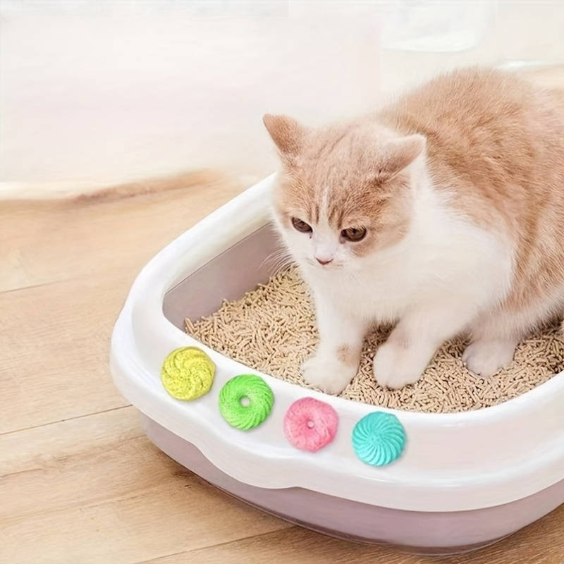 Pet supplies color Cat Litter Box Deodorizer  4pc