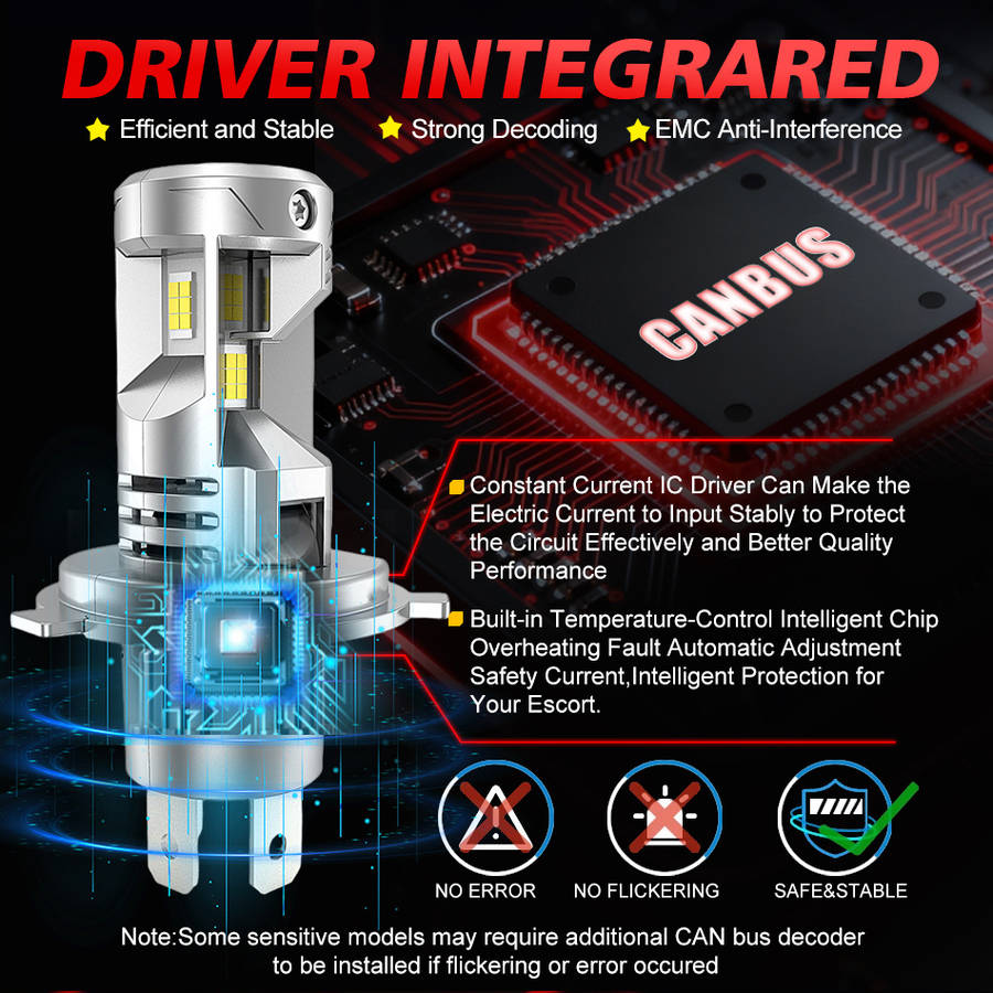 Car Lights Style 3 Sidescsp Quantity H4 2Pcs