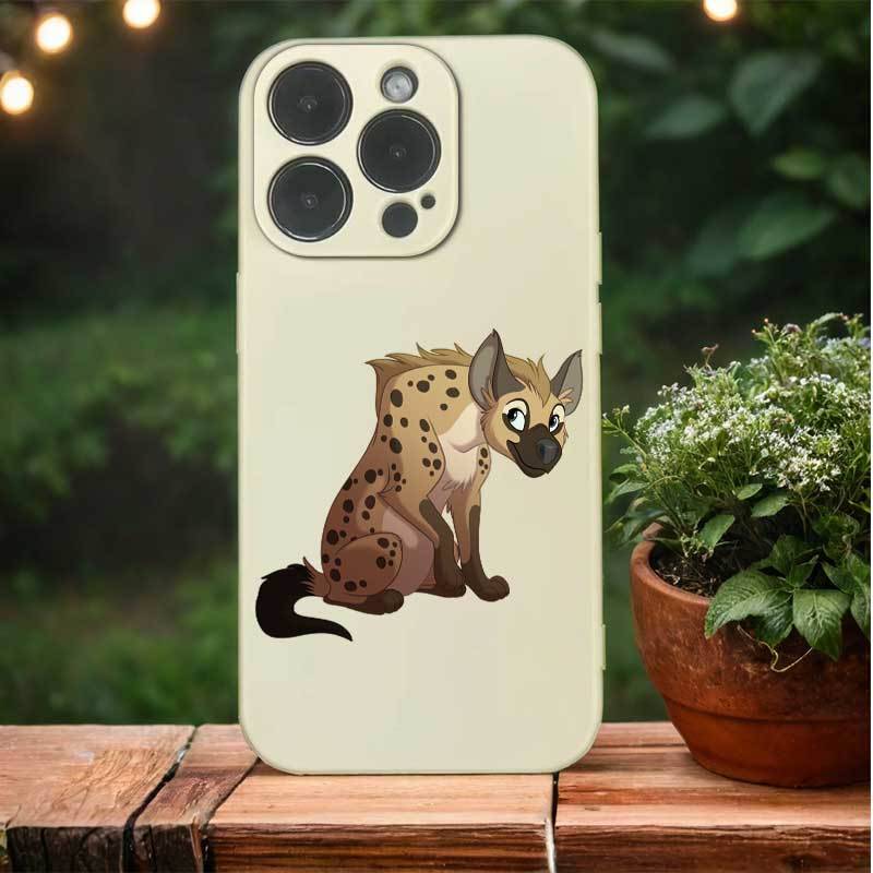 1Pc Beige For iPhone 7 Plus 8 Plus African Wild Dogs Phone Case