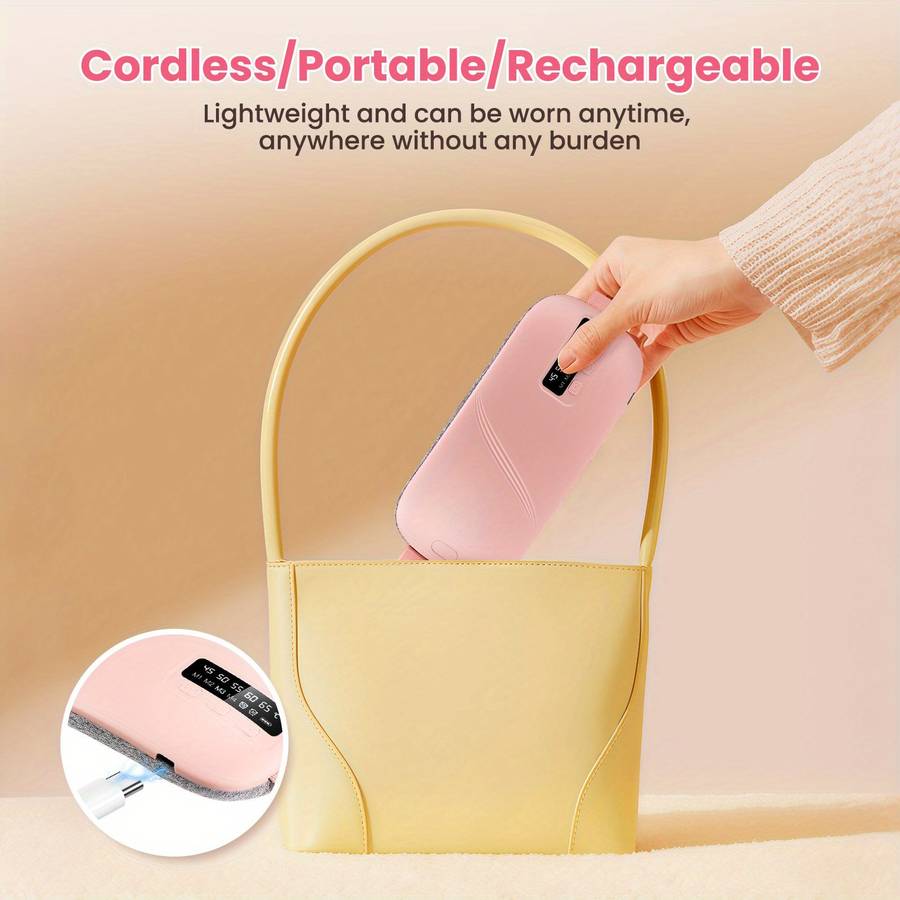 Portable Electric Heating Massage Pad With5 Levels Of Heat