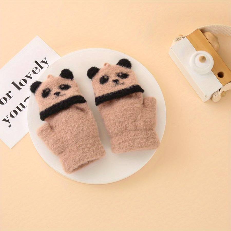 Winter Gloves Color Beige Color Size 1 To 3Y