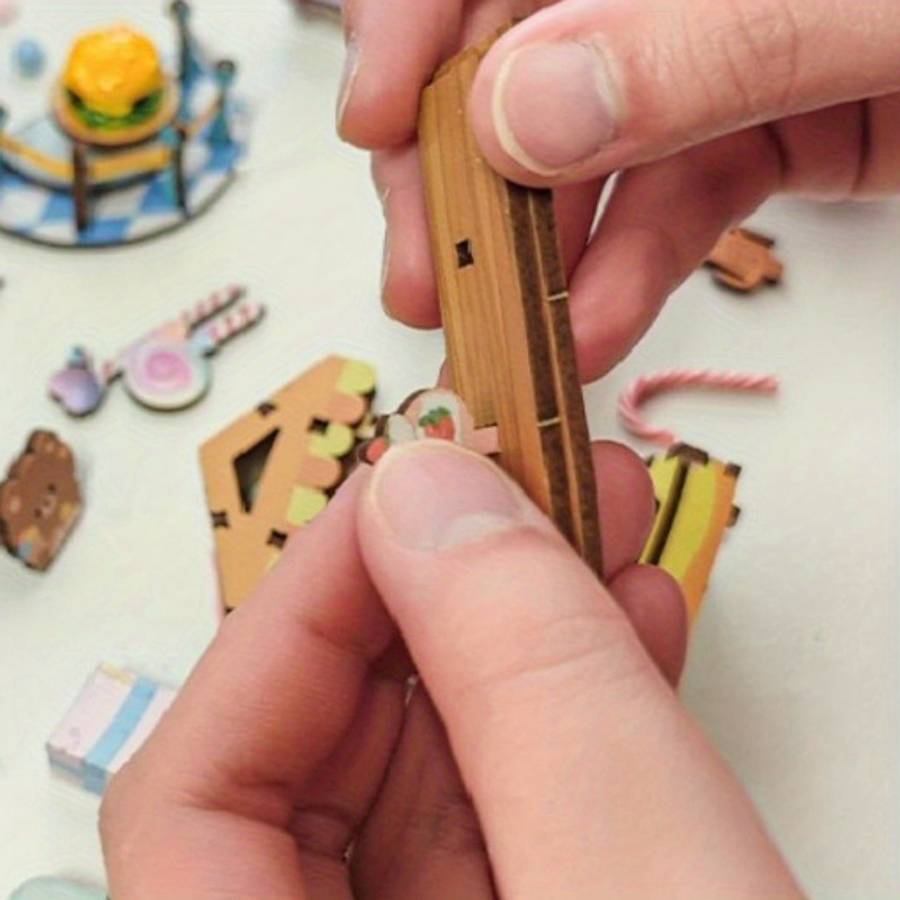 Building Toy Architectural Model Toy Set Color Sweetheart Story