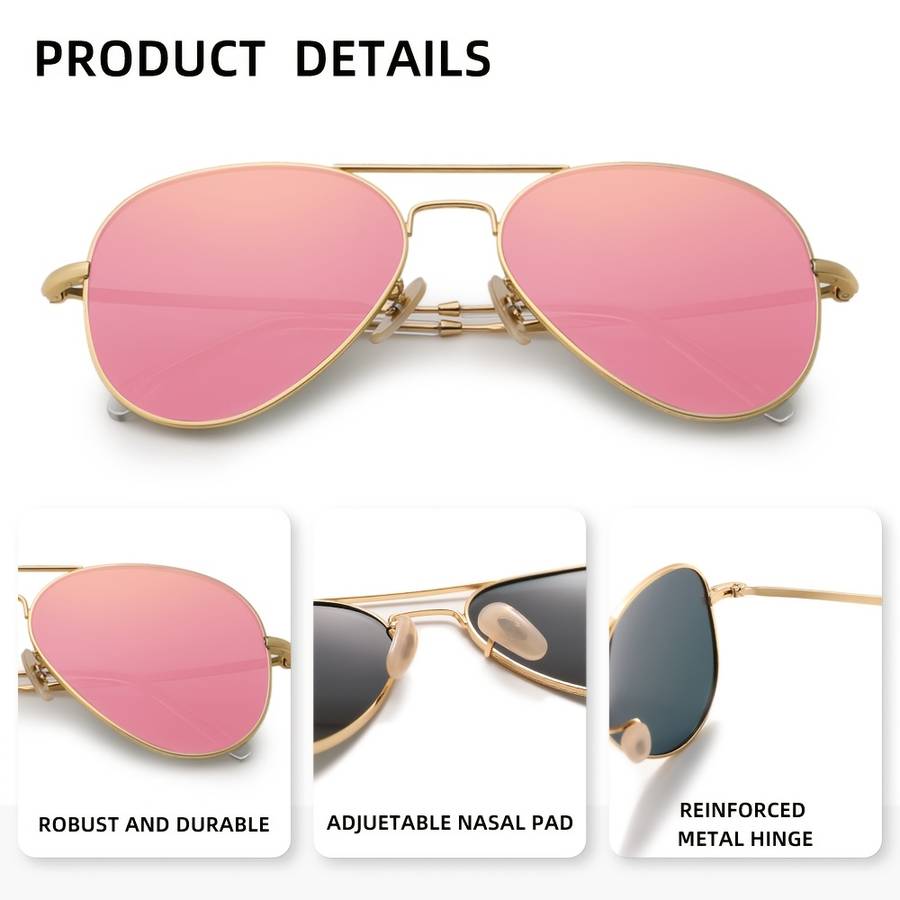 Cycling Glasses Color C5 Golden Pink