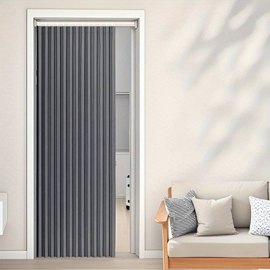 Door Curtain Color Gray Size100X180Cm