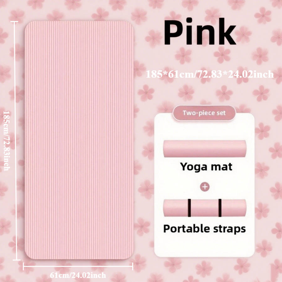 Yoga Mat Grape Purple Size 185*61*1.5Cm