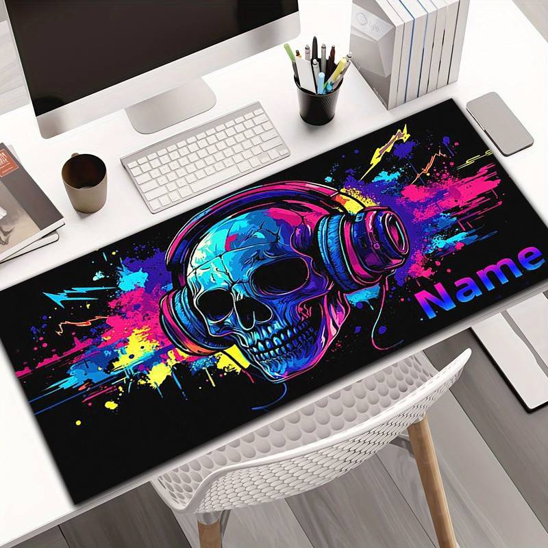 Mouse Pad Size 1Pc Colorful Skull 30X60Cm