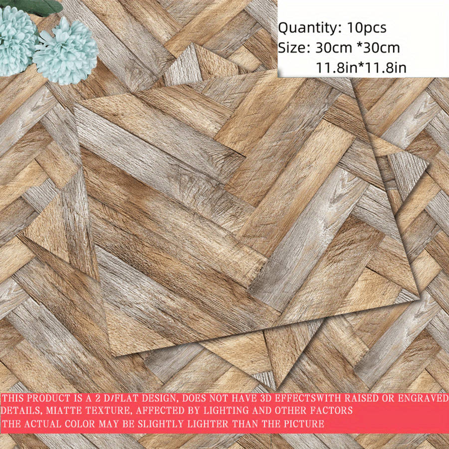 Self Adhesive Floor Stickers 11.81X11.81In30Cm