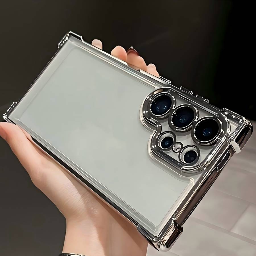 Phone Case Silvery Compatible Model Galaxy S24