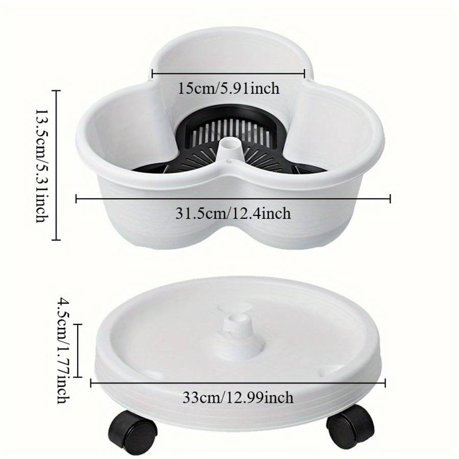 Flowerpotmodel W10195-2Color Five-Piece Set Flower Pot I