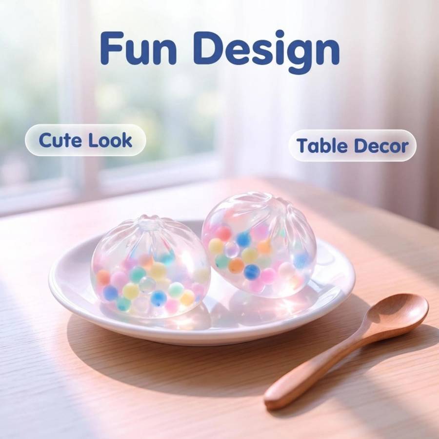 Squeezable Toys Style 2Pcs Candy Small Buns Items Random Style