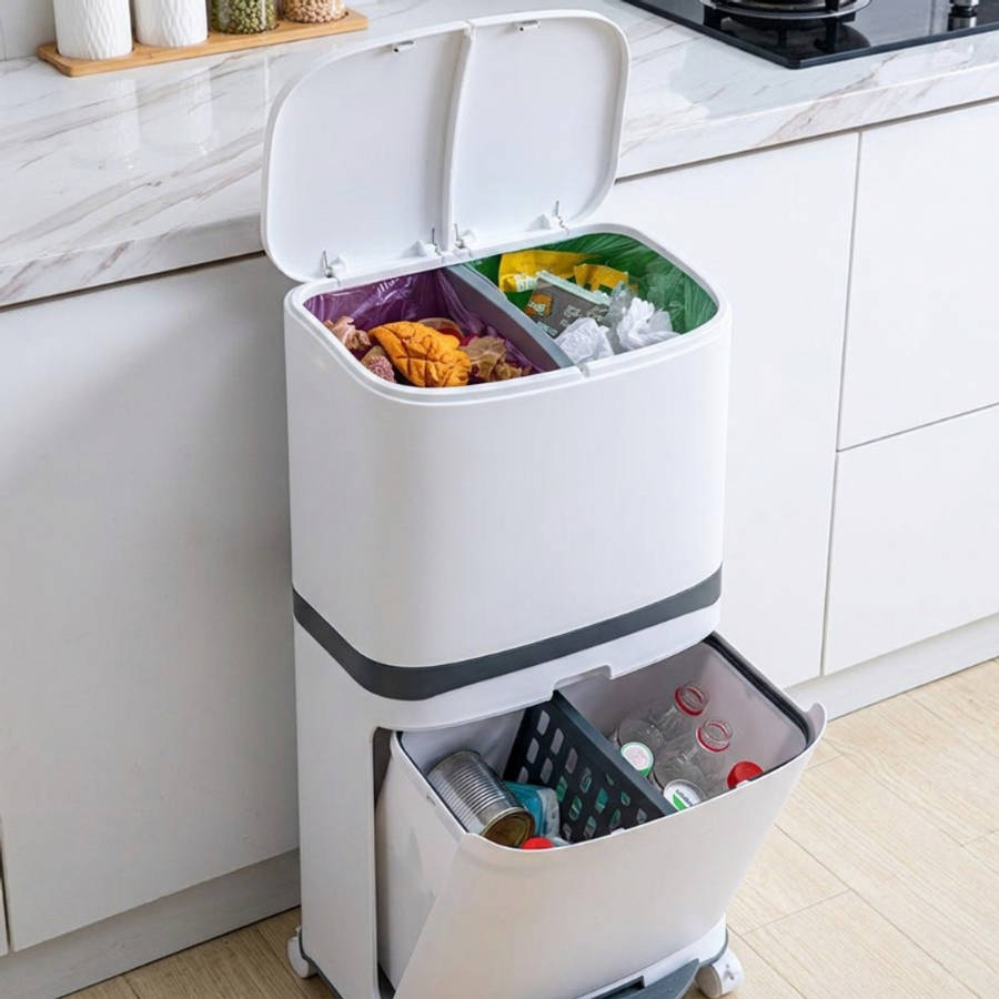 Garbage Can Model White