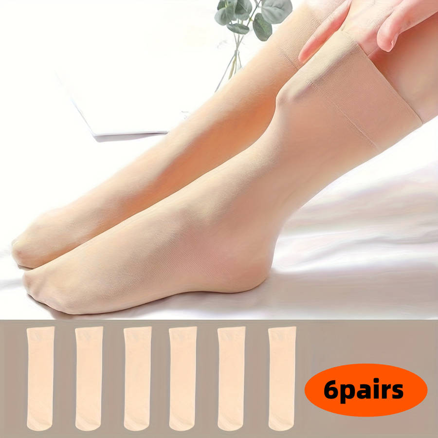 Women S Socks Color Nude Color6 Pairs Size Asian Onesize